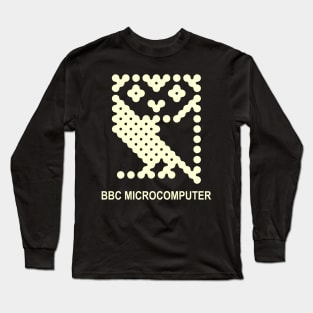 bbc microcomputer micro computer owl Long Sleeve T-Shirt